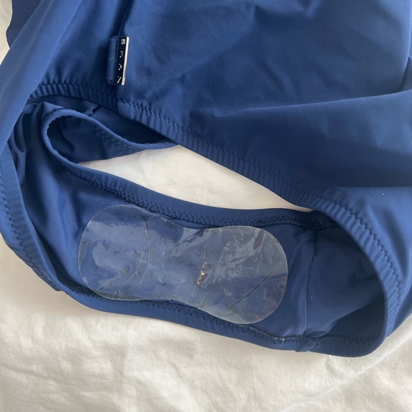 Shan blue one piece swimsuit  size 8 - Picture 2 of 3